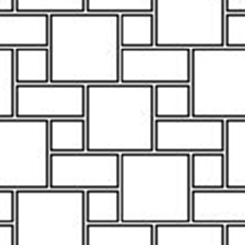 CAD Drawings Pattern Paving Products Plastic Reusable Stencils: Boston Weave